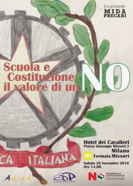 Convegno il 26 novembre 2016 presso l&rsquo; Hotel Dei Cavalieri di Milano, Piazza Giuseppe Missori, 1, dalle ore 14:00 alle 19:30, coordinamento MIDA PRECARI e le associazioni ADIDA e CDP